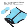 Rabbit Harness Set, Adjustable Buckle Breathable Small Animals Vest Harness