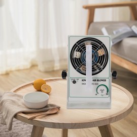 DYRABREST Ionizing Air Blower 110V Ion Anti-Static Elimination ESD Ionizer Fan Anti Static Ionizer Desktop Anti Static Ionizer Fan for Static