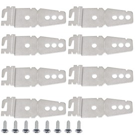 GDFYMI Dishwasher Mounting Bracket, 8Pcs 8269145 Undercounter Dishwasher Bracket Kit with Screws, Replacement Dishwasher Upper Mounting Brackets, Replaces WP8269145