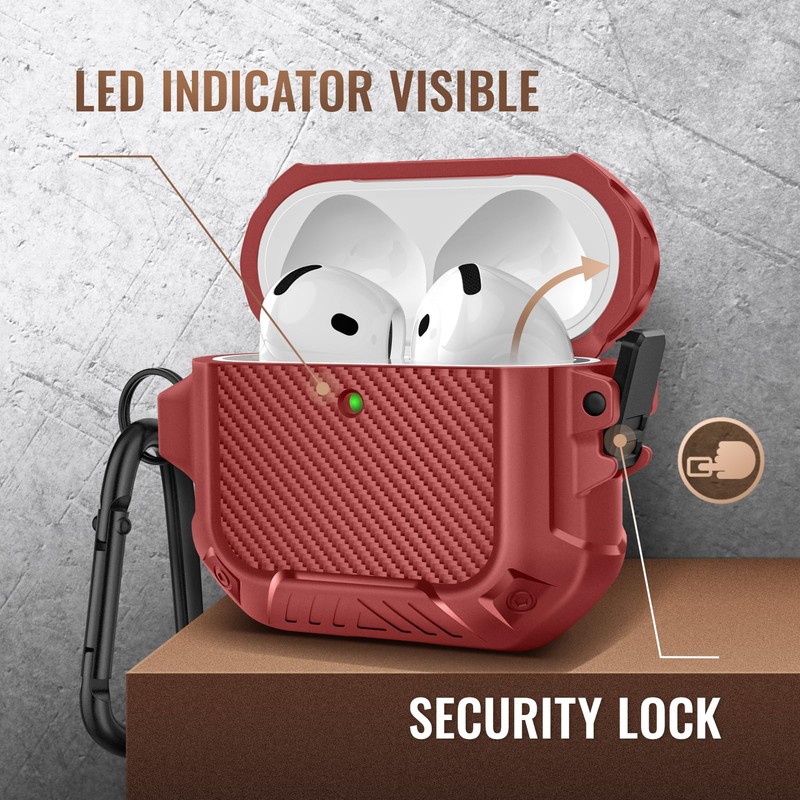 MOBOSI for AirPods 4 Case with Cleaner Kit, Compatible with