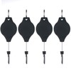 MuchL 4 Pack Retractable Plant Hanger Heavy Duty Plant Pulley