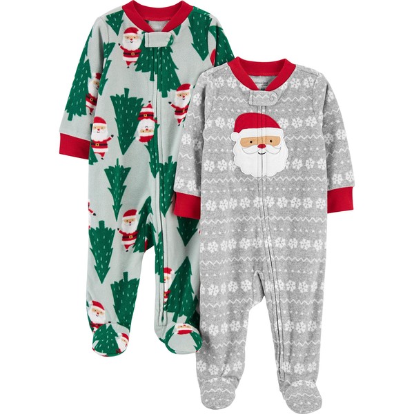 Simple Joys by Carter's Baby Holiday Fleece Footed Sleep and
