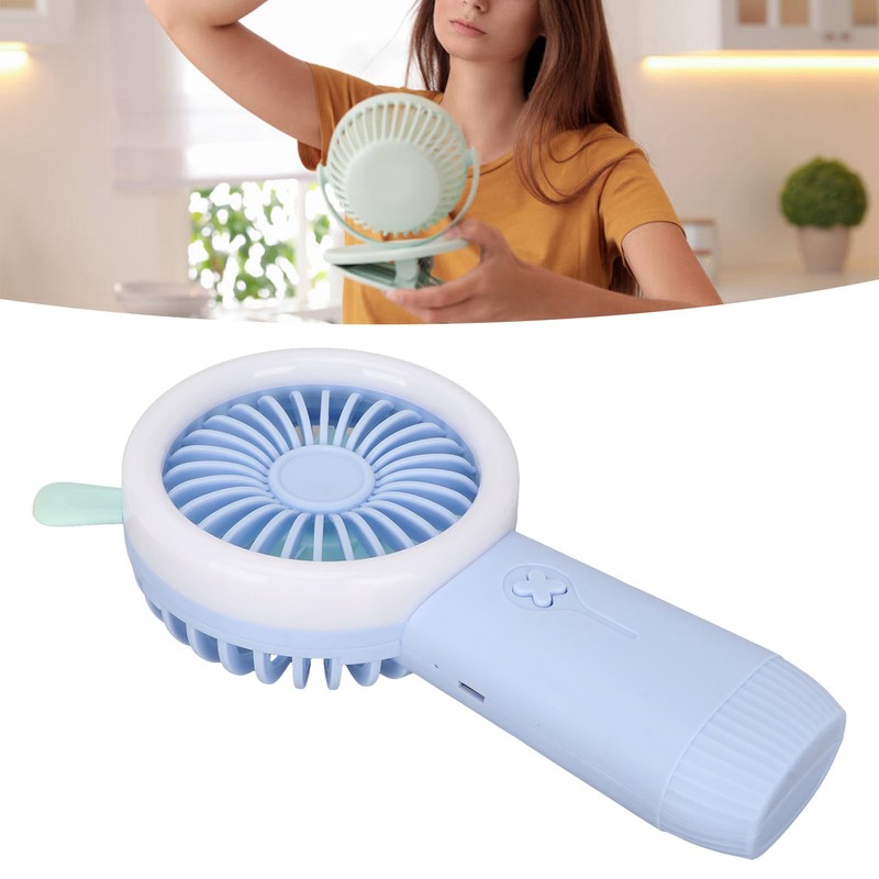 Mini Handheld Fan 3 Levels Adjustable USB Rechargeable Cute Rabbit
