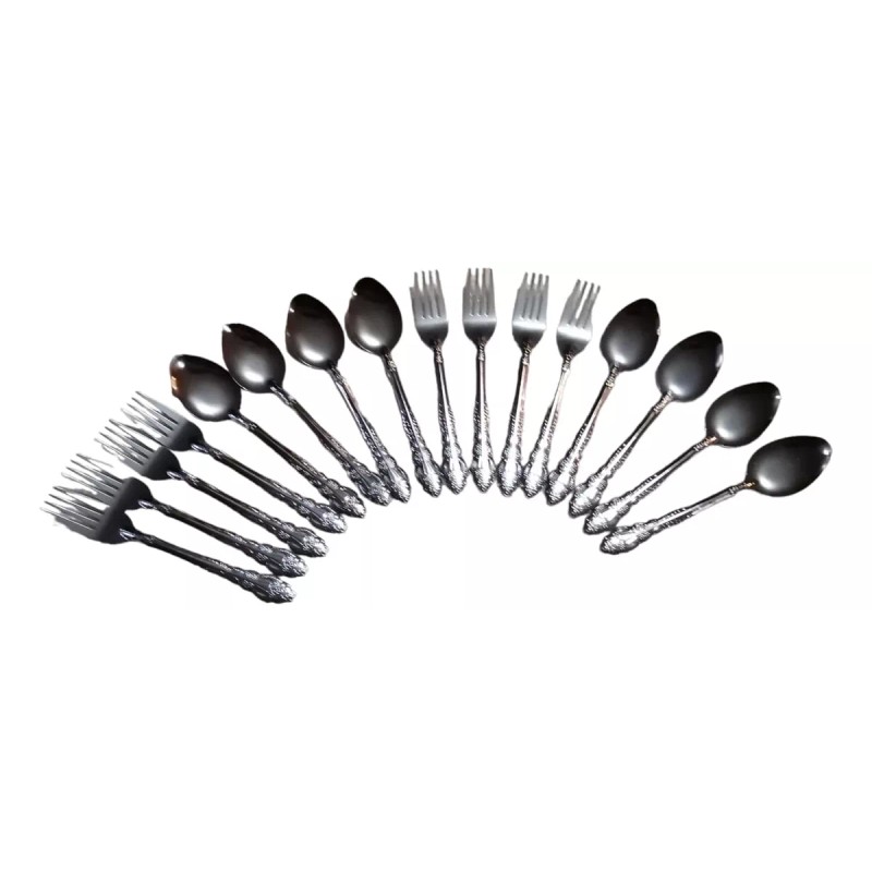 Coning Cucharas Y Tenedores Económicos De Metal 24 Piezas