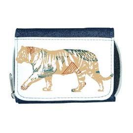Boho Bohemian Pattern Animal Silhouette Tiger Stylish Ladies Purse
