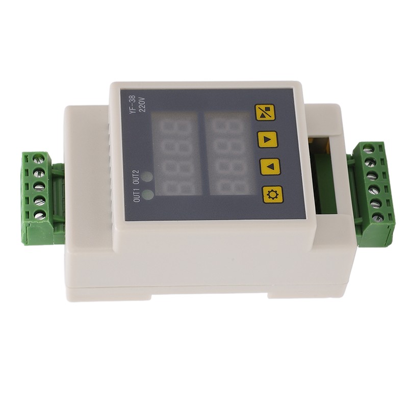 Timer Module 2 Channel Accurate LCD Screen ABS Delay Module