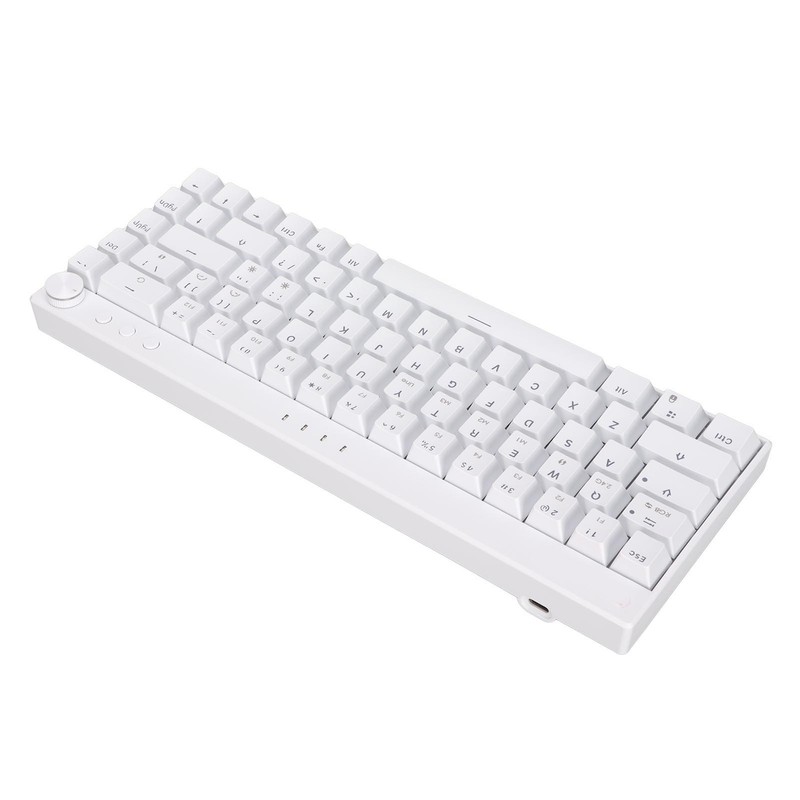 Mechanical Keyboard 68 Keys Three Modes RGB Backlight 1800mAh Battery