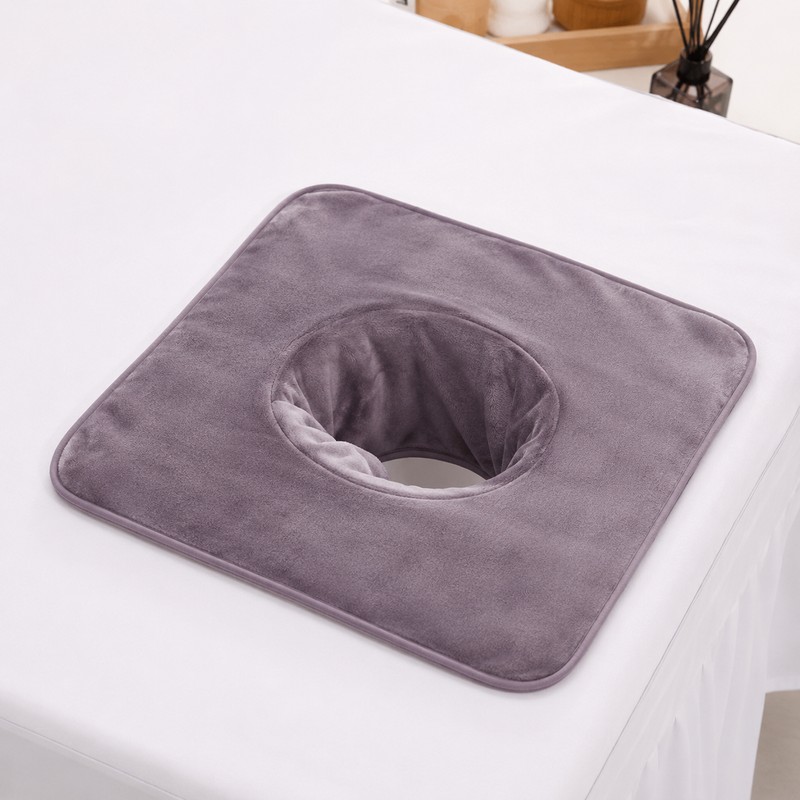 Massage Headrest Pad with Face Berth Hole for Professional Spa