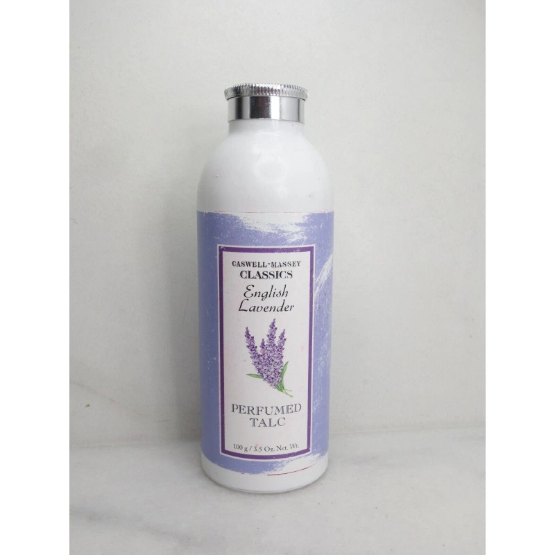 CASWELL-MASSEY CLASSICS ENGLISH LAVENDER PERFUMED TALC 3.5 OZ SET OF