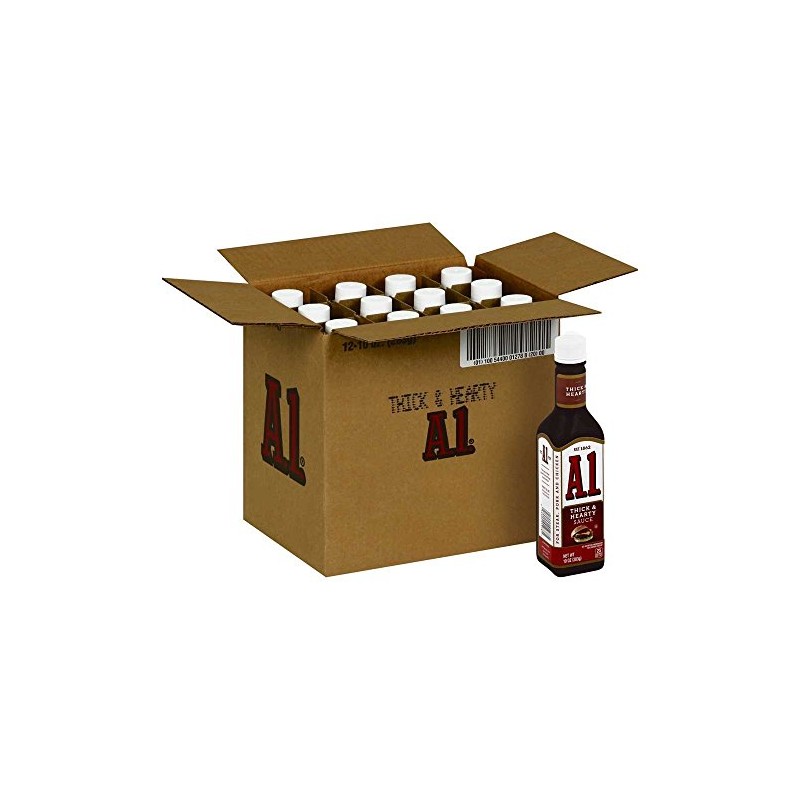 A1 Thick & Hearty Steak Sauce 10 oz (Pack of