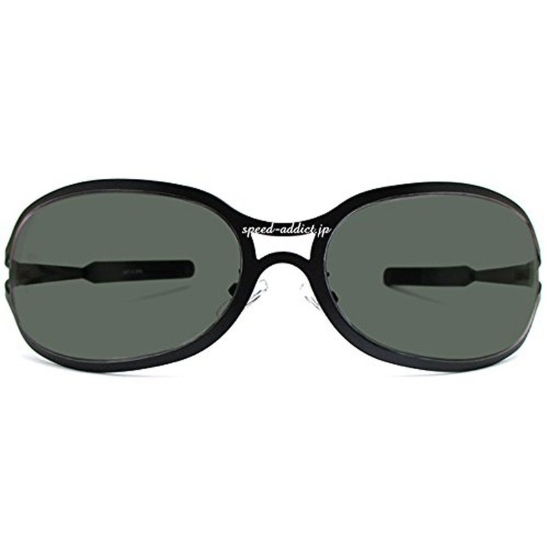 [DESIGN YEWEAR] METAL OVAL SUNGLASS (Metal Oval Sunglasses), Matte Black