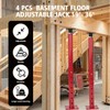 TOPTGO Floor Joist Jack, 19"- 36"(1'7"-3) Height Range Adjustable Floor