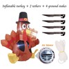 FUNPENY Thanksgiving Decoration Inflatable Turkey, 6FT Lighted Blow up Turkey