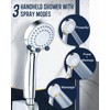 High Pressure 8" Rainfall Shower Head and Handheld Shower Heads