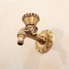 Antique Brass Faucet Bathroom Wall Mounted Washing Machine Faucet Outdoor