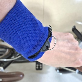 Sports Wristband Wallet Blue 4ea