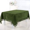 Traditional Large Cotton Chenille Covers Tablecloth Non Iron Dining Party