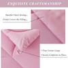 ELNIDO QUEEN® Pink Queen Comforter Set with 2 Pillow Shams