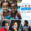 Extra Large Swim Cap for Kids Black Girls Aged 4