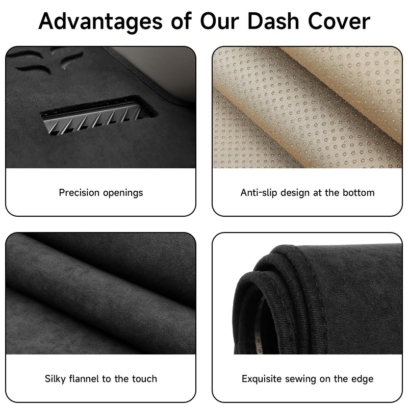 Hugeek Dashboard Cover Mat for Subaru 2025 2026 Forester Accessories