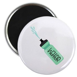 CafePress Water Bottle Magnets 2.25" Round Magnet, Refrigerator Magnet