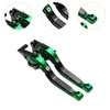 Qianly Sleek Motorcycle Lever Set for Pulsar 200 RS, Green