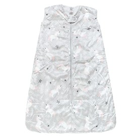 Hudson Baby Unisex Baby Mink with Sherpa Inner Sleeping Bag, Sack, Blanket, Whimsical Unicorn, 6-12 Months