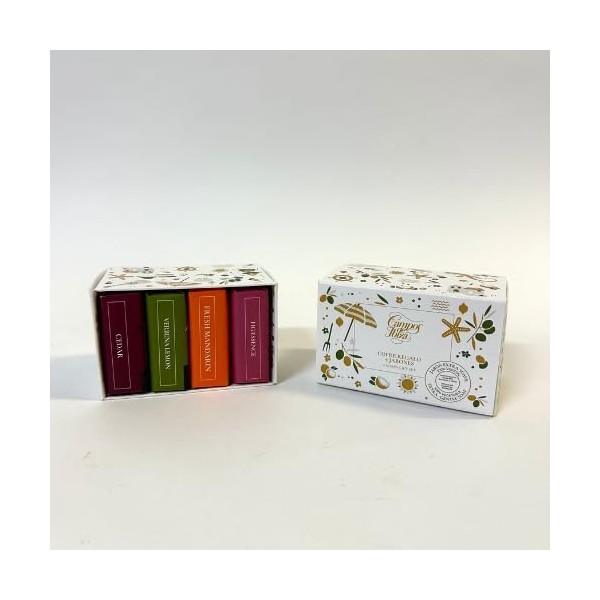 Box of 4 Natural Soaps Campos de Ibiza - Lemon