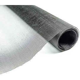 ClearAdvantage Fly Screen Fabric for Windows and Doors, Sold by the Metre, 200 cm Wide, Black