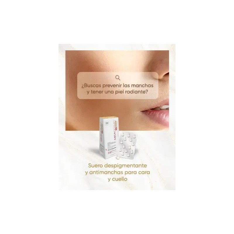 Suero Facial Aclarador Despigmentante Meladermic 56 Und.