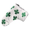 Golf Putter Cover Pin Type Golf Headcover Putter Velcro Clover