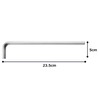 TONE ALB-12 Long Hex Bar L-Shaped Wrench 3/8 inch Wide