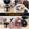 Reusable K Cups with Paper Filters Set, Including 4 Pack