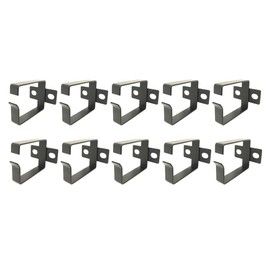 Metamas Lab - 10 Pack Server Rack Cable Management D-Ring Hooks - Bracket Organizer Hook Mount Set for Network Patch Cables, Fiber Optic, Power Cords (10 Pieces) - Made in Taiwan