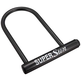 Motorcycle Parts Center 90139013 Bike Lock, U-shaped Lock, Black, Black