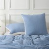 Mildly Pillowcases, 80 x 80 cm, Cotton, Haiya Blue