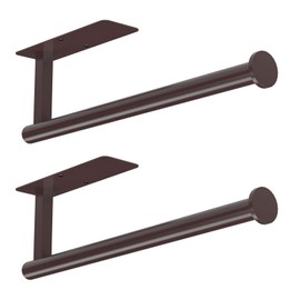 ASTOFLI Paper Towel Holder Under Cabinet No Drilling, Self Adhesive Paper Towel Holder Wall Mount for Kitchen Rack, Under Counter Napin Holder No Drill,RV, 304 Stainless Steel, Oil Rubbed Bronze 2Pack