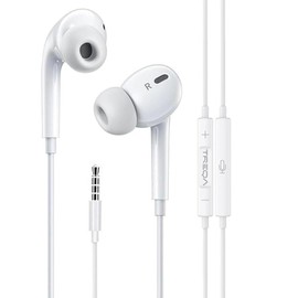 STEXX 3.5mm Audio Jack Headphones Wired Earphones Volume Control & Microphone Cable, in-Ear Earbunds Wired Earphones