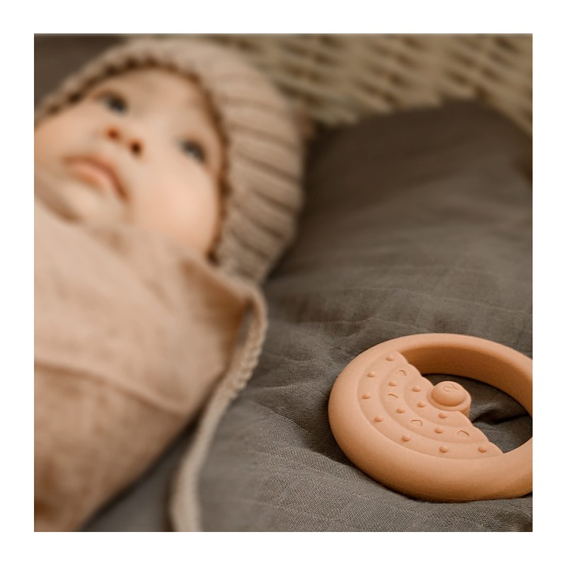 Moonkie Stacks of Circles Soft Teething Toy Educational Learning Stacking