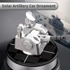 Artillery Solar Air Freshener- 360 Rotating Car Aromatherapy Diffuser Auto