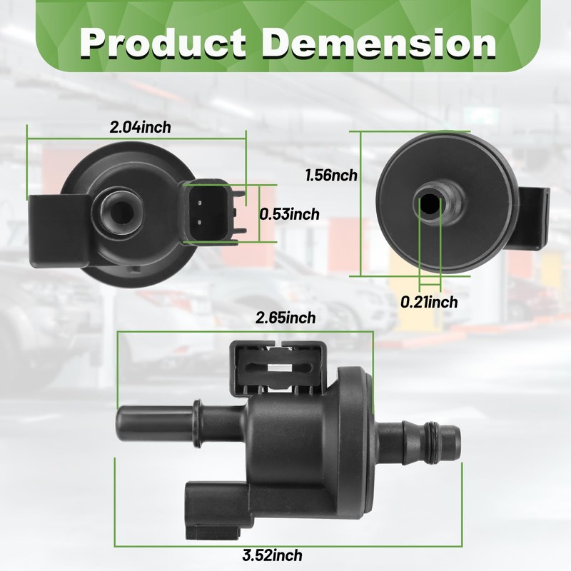 0280142519 Evap Vapor Canister Purge Valve Solenoid Compatible With F-ord