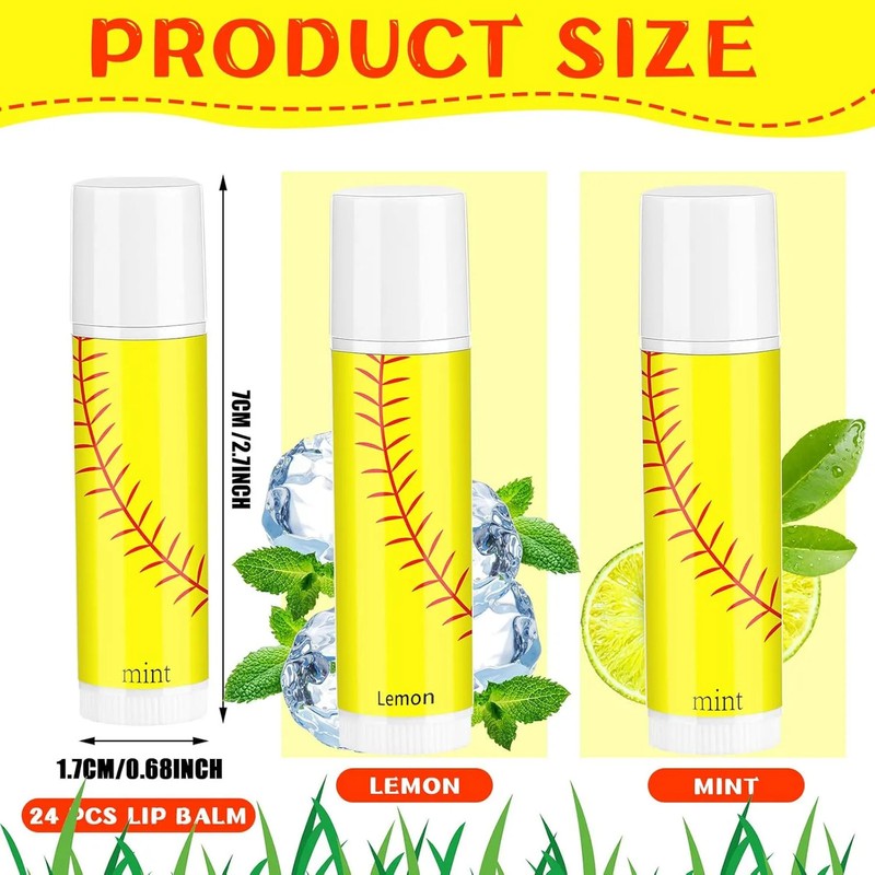 Bálsamo Labial Para Fiestas De Softbol Regalo Para Equipo Y