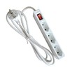 as - Schwabe 3-Way Power Strip White with Switch 230