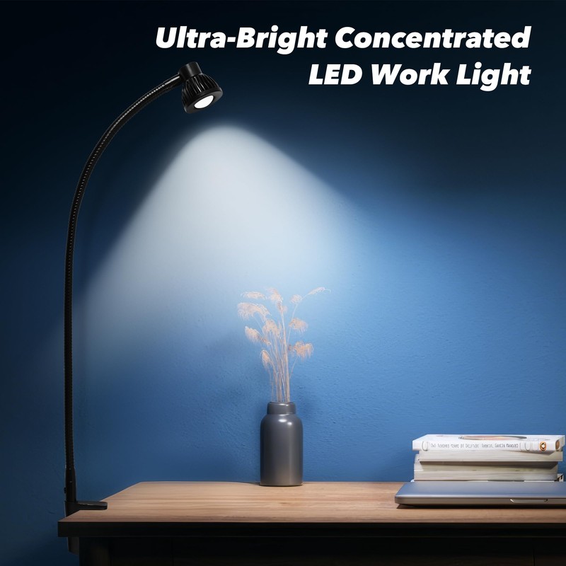 Hersi 5w 30‘’Long Swing Arm 110v/220v Desk Lamp Metal Architect