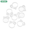 M METERXITY 20-Pack Double Gripping Nylon Hose Clamps, 1/4" 6.1-6.5mm