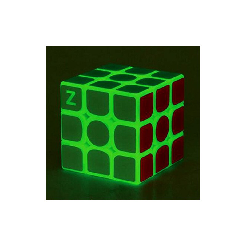 3x3 Fluorescent Speed Cube Glow in Dark Magic Speed Cube