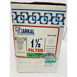 Netafim Arkal Disc 1-1/2”Filter 1150 Water Irrigation 200 Mesh/55 Micro, NPT