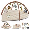 Blissful Diary Baby Play Gym & Activity Mat, Leaf Shaped