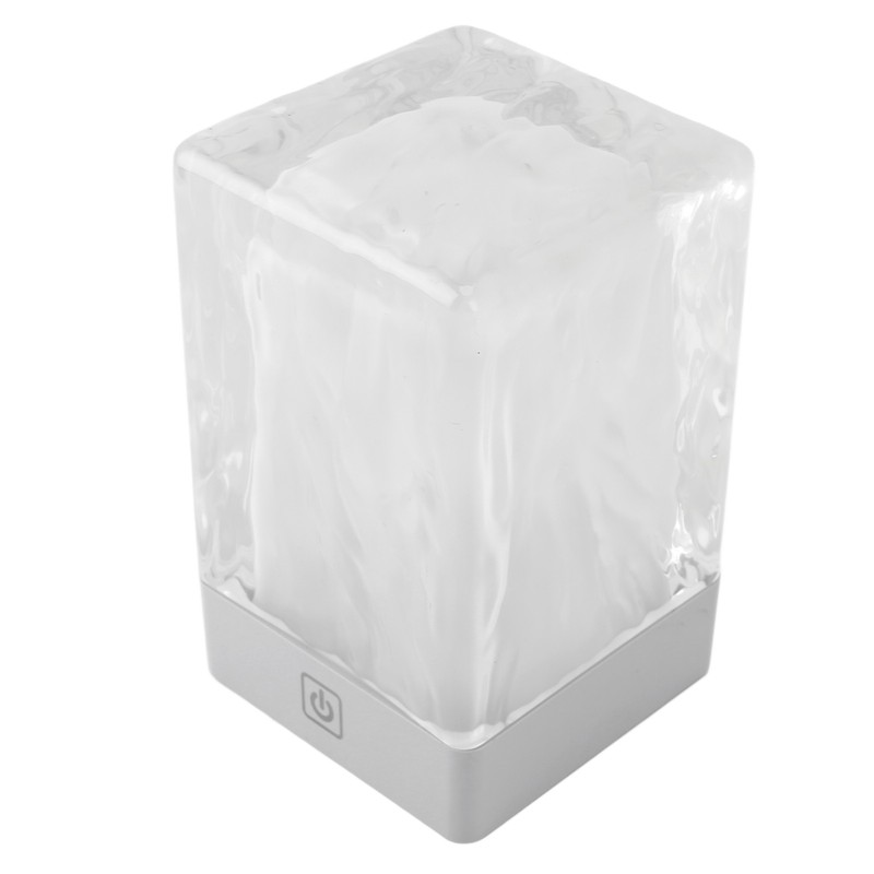 Crystal Table Lamp LED Night Light 3 Level Brightness Touch