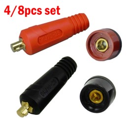Unbranded TIG Quick Cable Panel Connector Socket For Model DKJ10-25 & DKZ10-25 4/8Pc - 4PCS